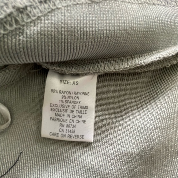 Herve Leger Woman’s Grey 2-Piece Long Sleeve Bandage Dress Size XS/S - Picture 10 of 12